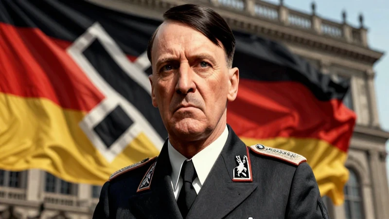 Retrato dramático de Hitler en los años 30