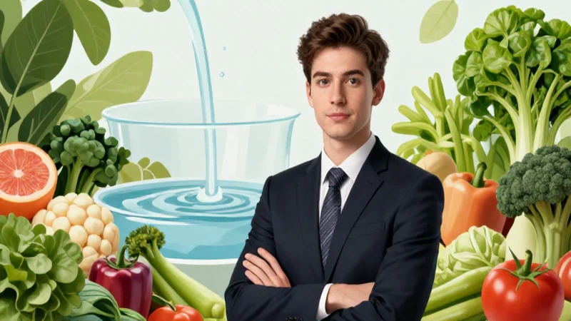 Joven profesional en portada de revista con estética vibrante