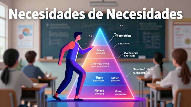 Necesidades: Concepto, tipos, ejemplos y pirámide explicados 4 Pirámide conceptual en ambiente educativo moderno