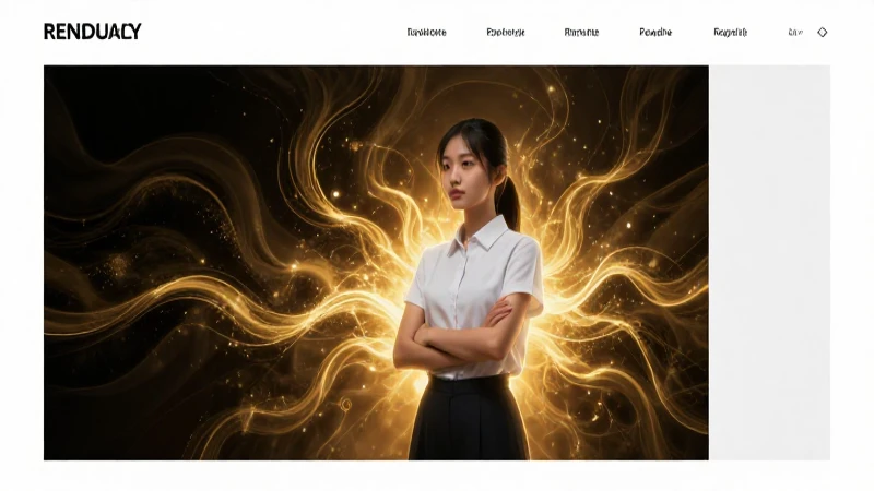 Estudiante profesional con luz de transformación