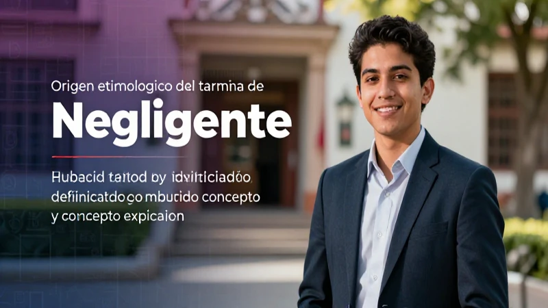 Significado y origen etimológico de Negligente