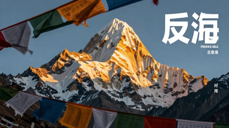 Himalaya vibrante y detallado en hora dorada