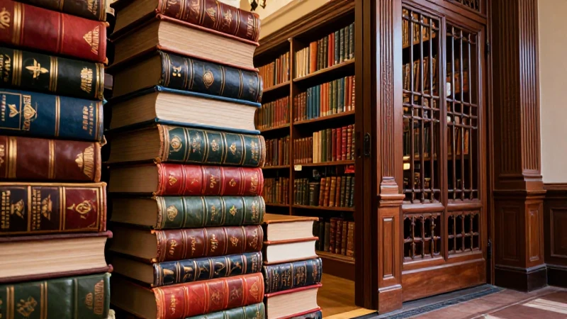 Biblioteca académica lujosa, libros y gate