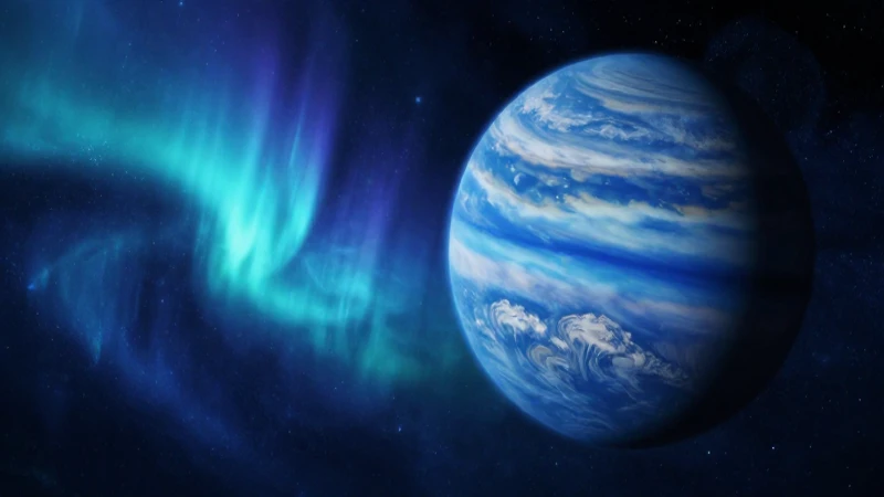 Neptuno, gigante azul, muestra atmósferas dramáticas