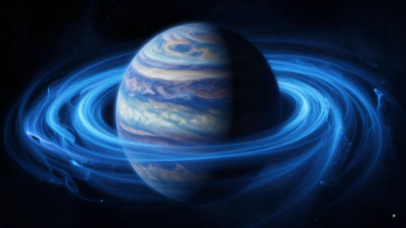Tormentas y atmósfera azul de Neptuno