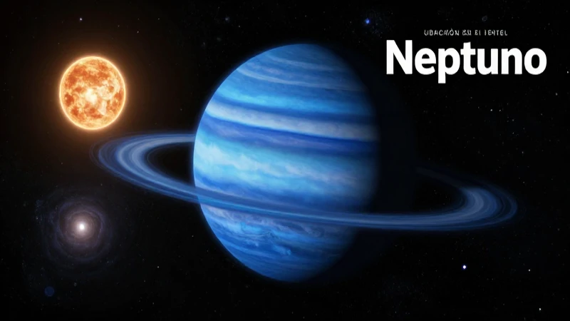Planeta Neptuno: un gigante azul lejano