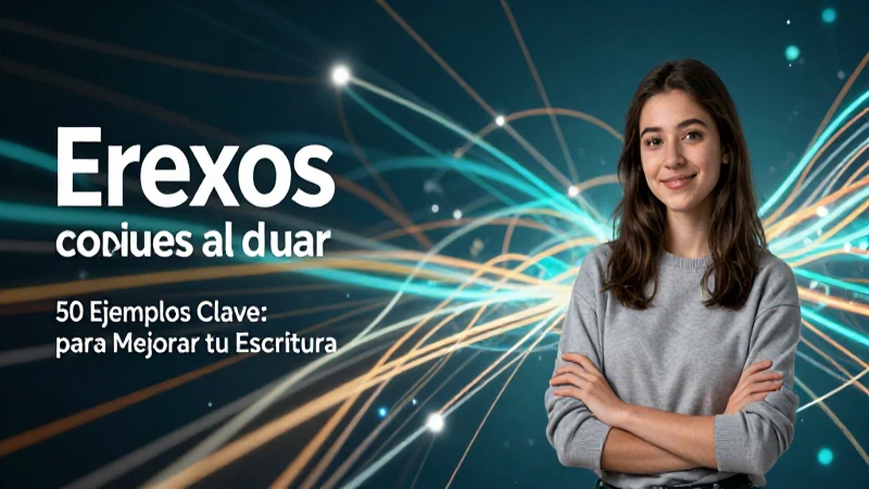 Nexos: 50 Ejemplos Clave para Mejorar tu Escritura 6 Portada educativa moderna y visualmente impactante