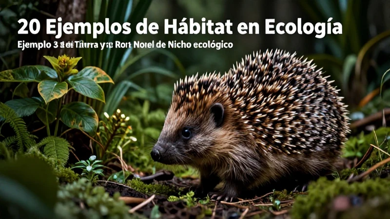 Erizo de Tierra: rol ecológico en hábitat mexicano