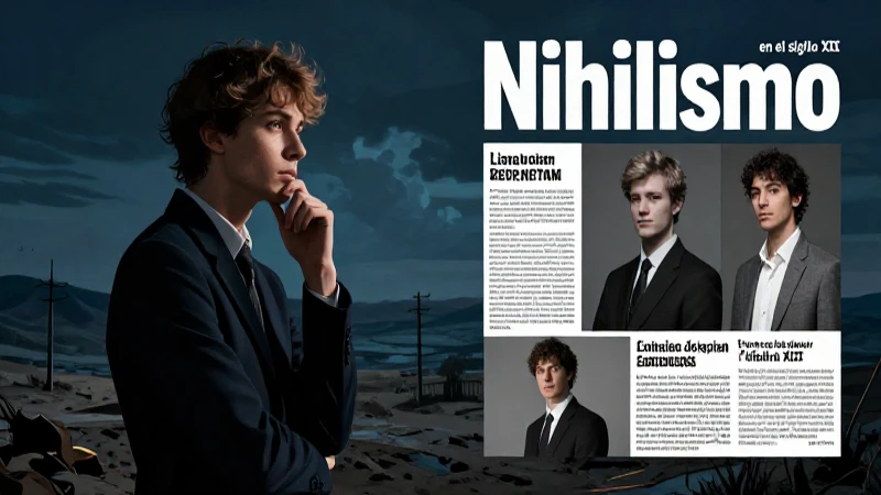 Nihilismo: origen, tipos, ideas centrales y sus rasgos 4 Nihilismo siglo XIX, visual dramático y académico