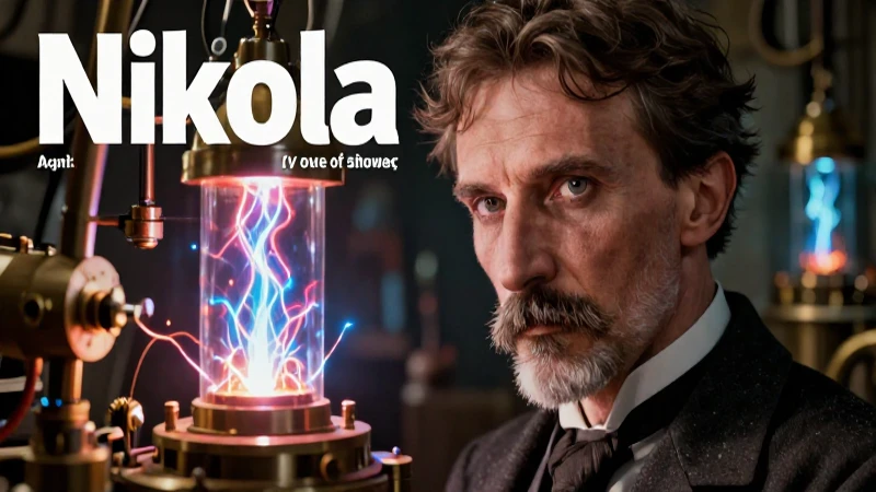 Tesla en laboratorio steampunk, estilo dramático