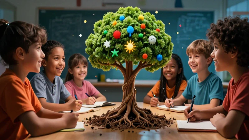 Niñez: etapas, teorías y características esenciales 3 Ilustración educativa del desarrollo infantil