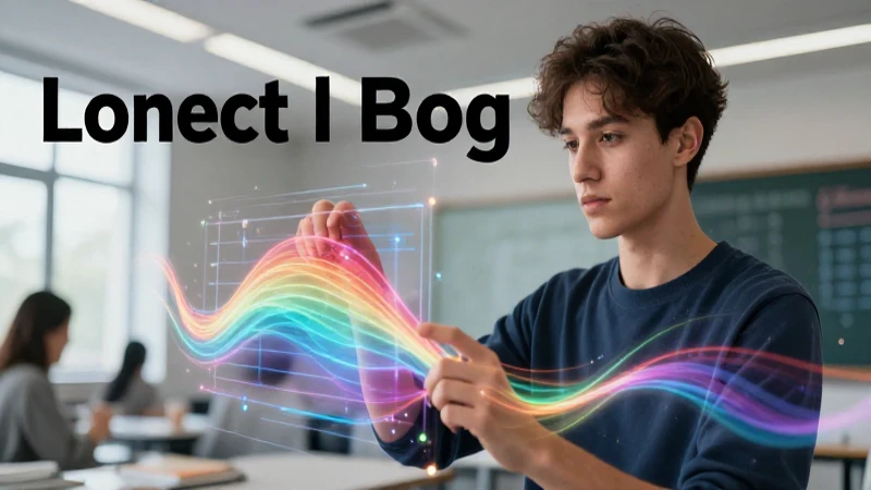 Blog educativo moderno con energía y luz vibrantes