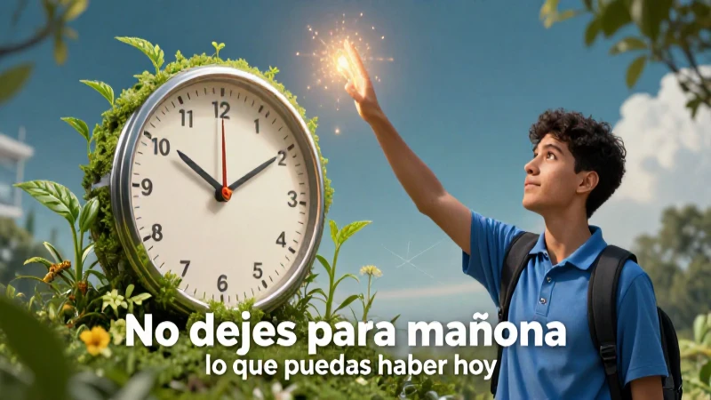 No dejes para mañana lo que puedas hacer hoy: Significado 4 Actuar hoy asegura un futuro brillante