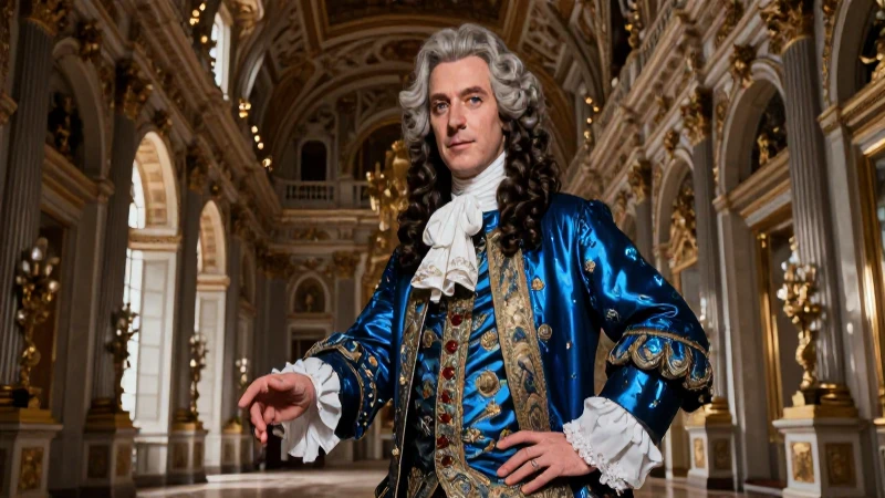 Nobleza: Definición, concepto y beneficios esenciales 4 Nobleman elegante en palacio barroco lujoso
