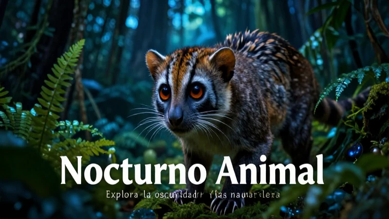Explora la vida misteriosa de la naturaleza nocturna