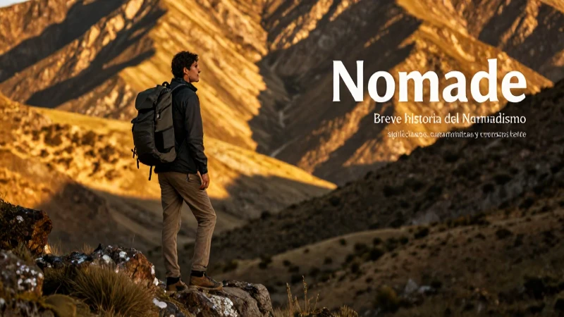 Nomade: significados, características y conceptos clave 3 Ilustración sobre la historia del nomadismo