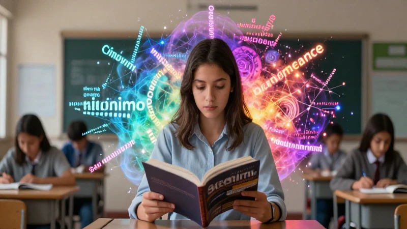 Mejora vocabulario con sinónimos