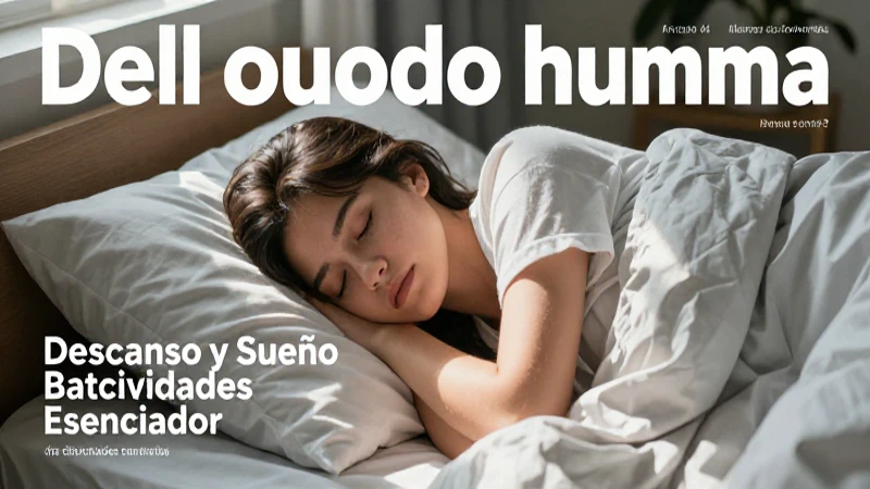 Sueño reparador esencial para un cuerpo sano