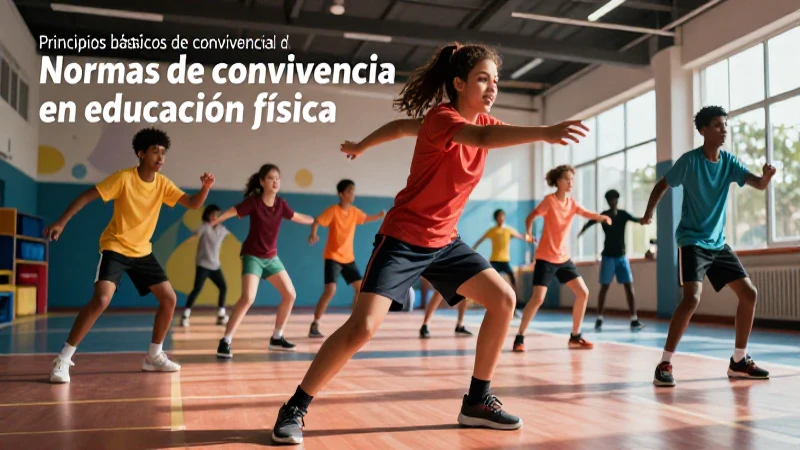 Normas de convivencia en educación física: Guía esencial 3 Guía esencial de normas de convivencia en educación física