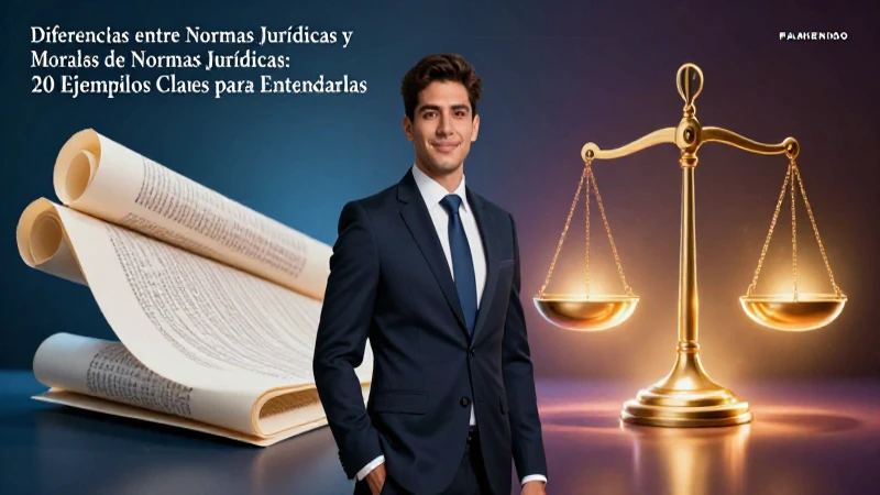 Diferencias entre normas jurídicas y morales