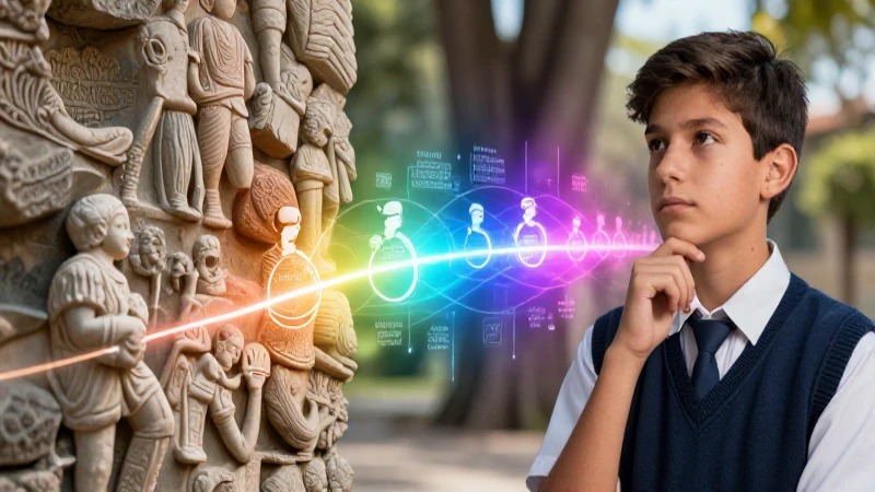 Estudiante reflexiona sobre la evolución de valores