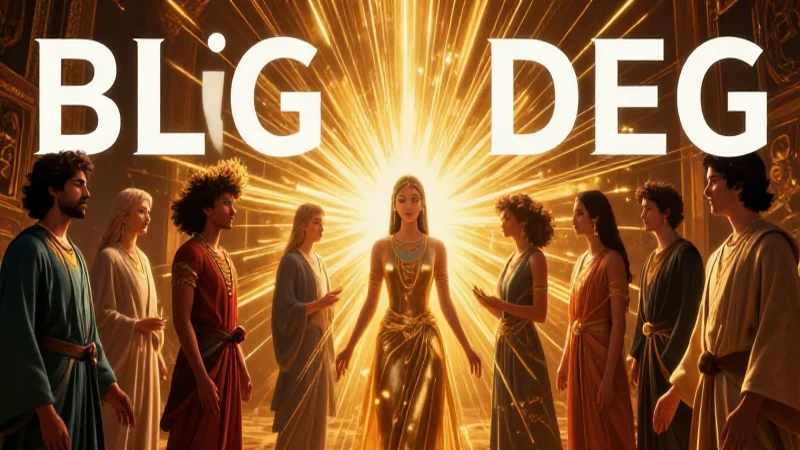 Figuras humanas convergen en luz sagrada