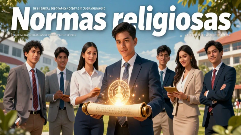 Relevancia de normas religiosas y ética educativa