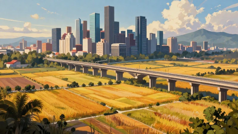 Metáfora visual del contraste Norte-Sur