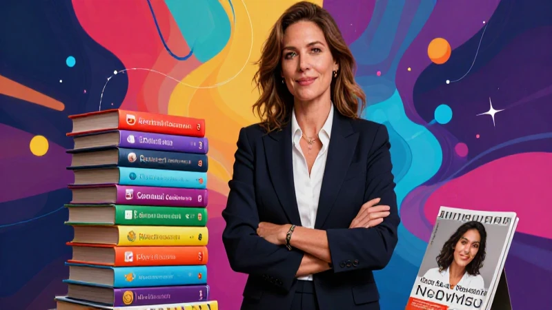 Educadora vibrante con estética profesional