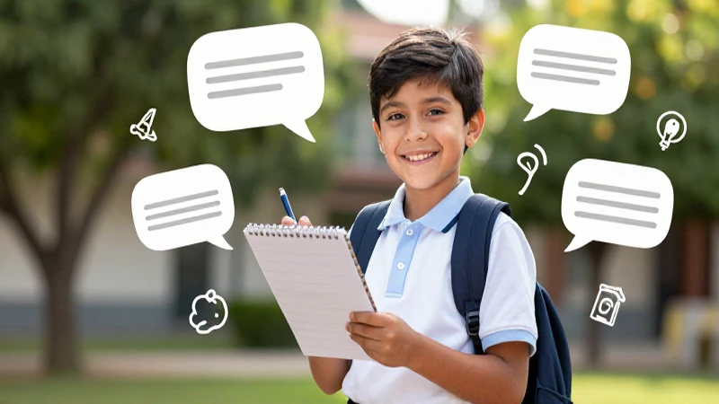 Guía práctica y consejos útiles de la nota informativa: descubre todo 6 Estudiante mexicana alegre en ilustración educativa