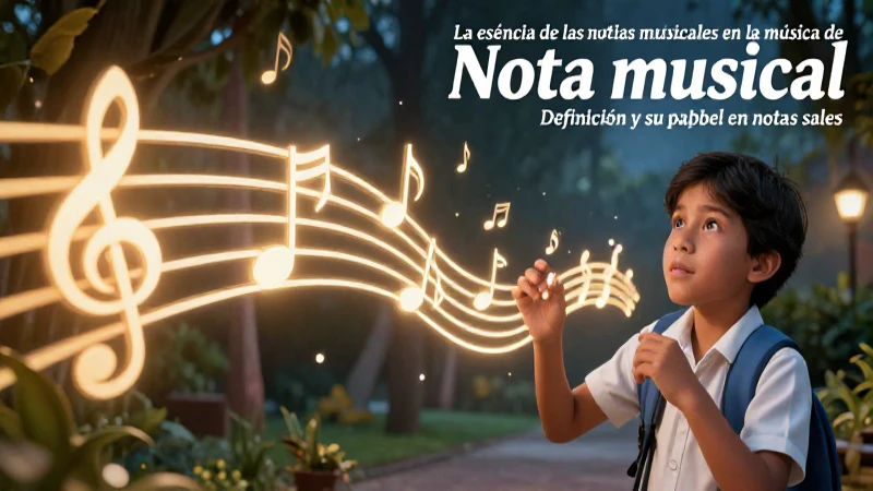 Nota musical: Definición y su papel en notas musicales 8 Significado de las notas musicales