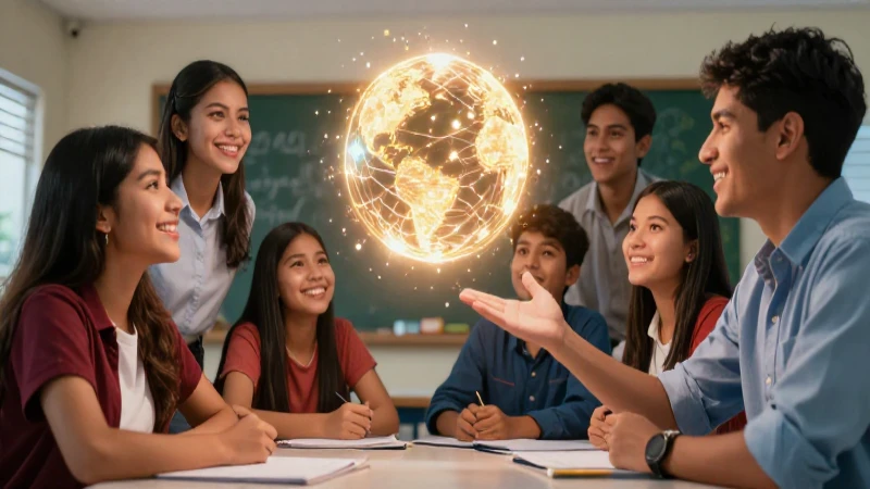 Estudiantes mexicanos colaboran con comunicación positiva