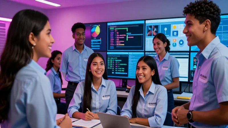 Estudiantes de Conalep colaboran en clase moderna