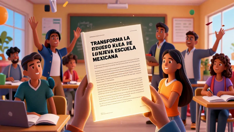 Transformación educativa con la Nueva Escuela Mexicana
