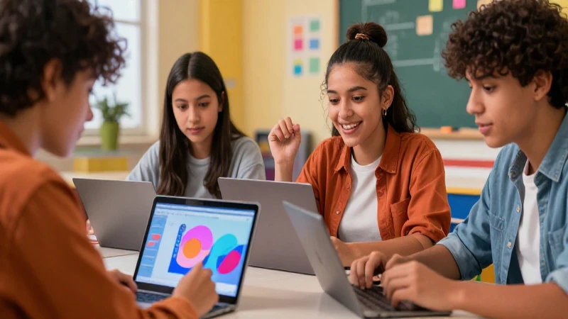 Estudiante mexicano aprende con tecnología digital