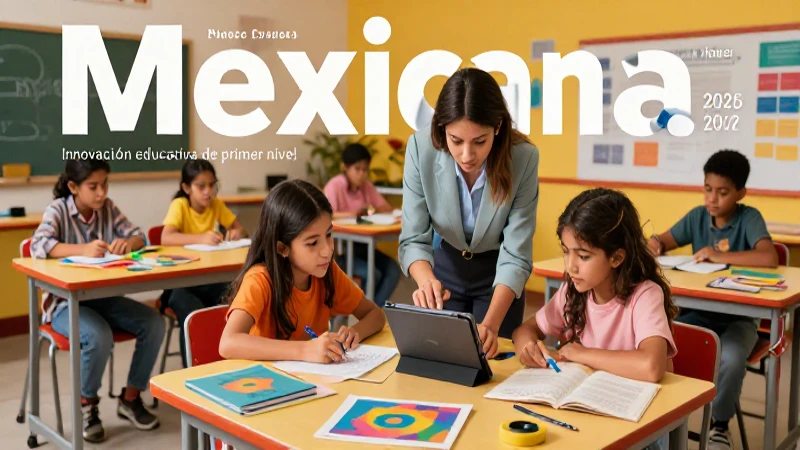 Innovación educativa de primer nivel en México
