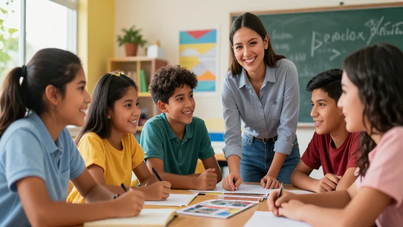 Conoce la nueva escuela mexicana con jornada escolar innovadora 3 Estudiantes mexicanos colaboran en aula moderna