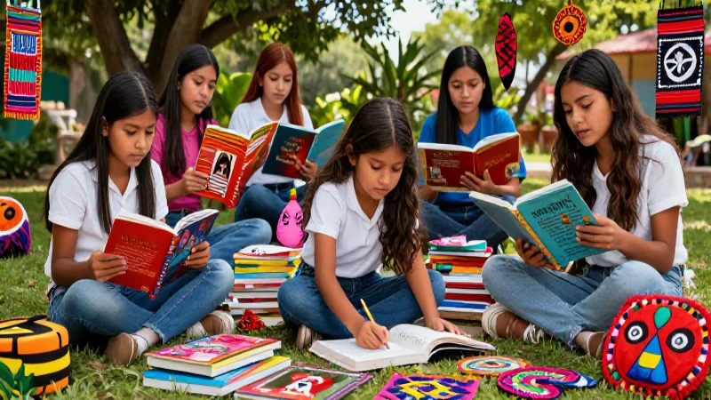 Nueva Escuela Mexicana: La revolución en la enseñanza de lenguajes 3 Estudiante mexicano interactúa con cultura vibrante