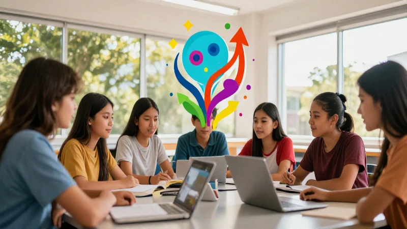 Conoce la revolución educativa de la Nueva Escuela Mexicana Mañanera 3 Estudiantes mexicanos colaboran con estilo vibrante