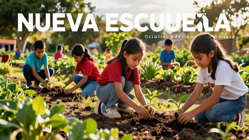 Conoce la nueva escuela mexicana comprometida con el medio ambiente 3 Niños mexicanos promoviendo la sostenibilidad natural