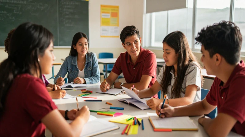 Nueva Escuela Mexicana: Transformando la Educación de Nivel Básico 6 Estudiantes mexicanos colaboran en aula moderna