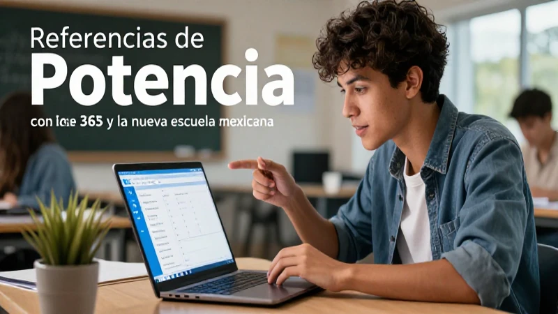 Potencia tu aprendizaje con Office 365 y la nueva escuela mexicana 5 Estudiante mexicano aprendiendo con Office 365