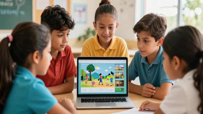 Potencia tu aprendizaje con Office 365 y la nueva escuela mexicana 3 Niños mexicanos estudiando en ambiente dinámico