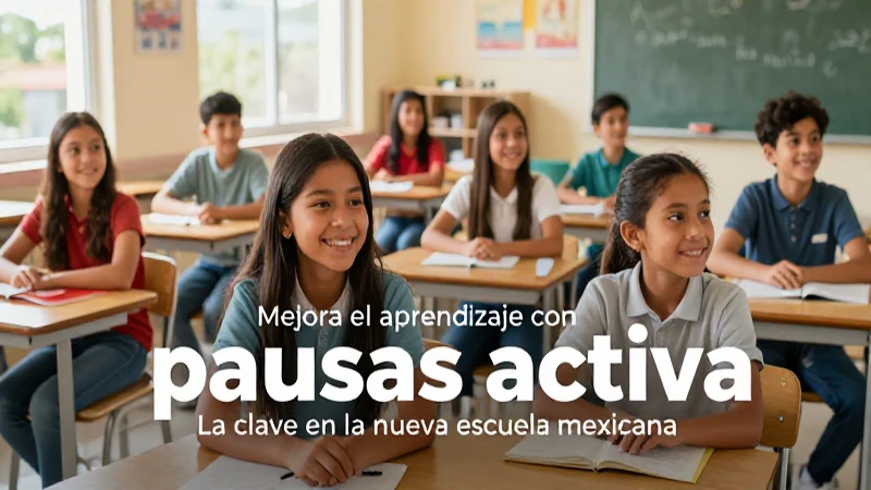 Pausas activas mejoran el aprendizaje en la escuela mexicana