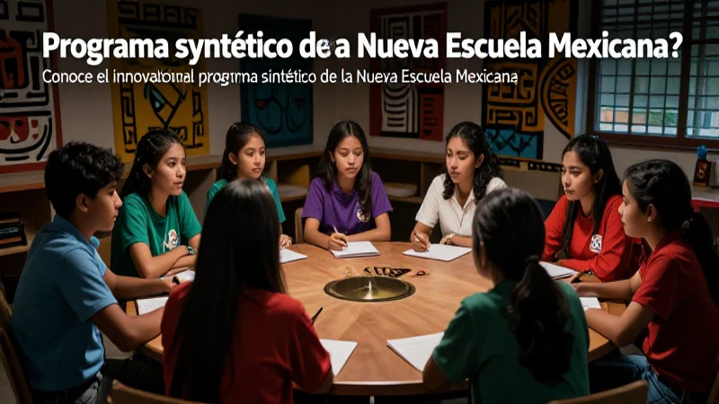 Conozca el programa sintético de la NEM