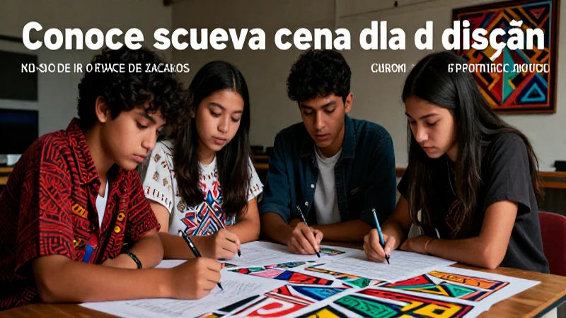 Diseño mexicano vibrante inspira la nueva escuela