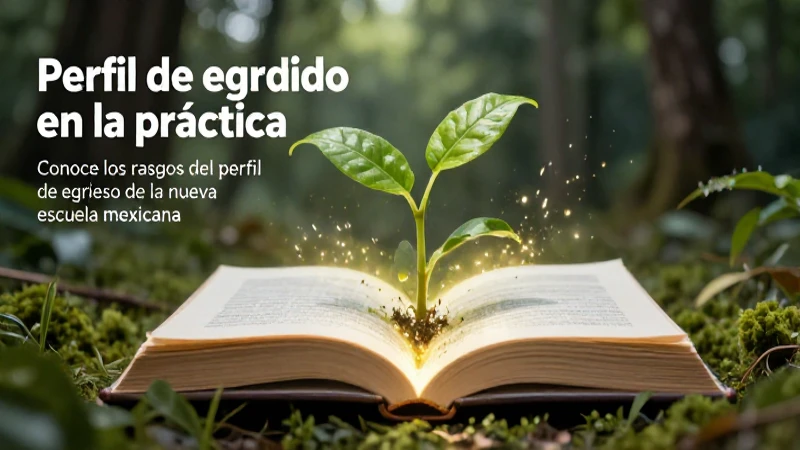 Ilustración sobre el perfil educativo mexicano