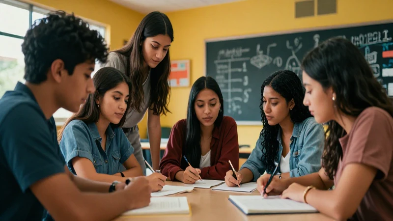 Transforma tu educación: respuestas de la nueva escuela mexicana 4 Estudiantes mexicanos colaboran en un proyecto inspirador