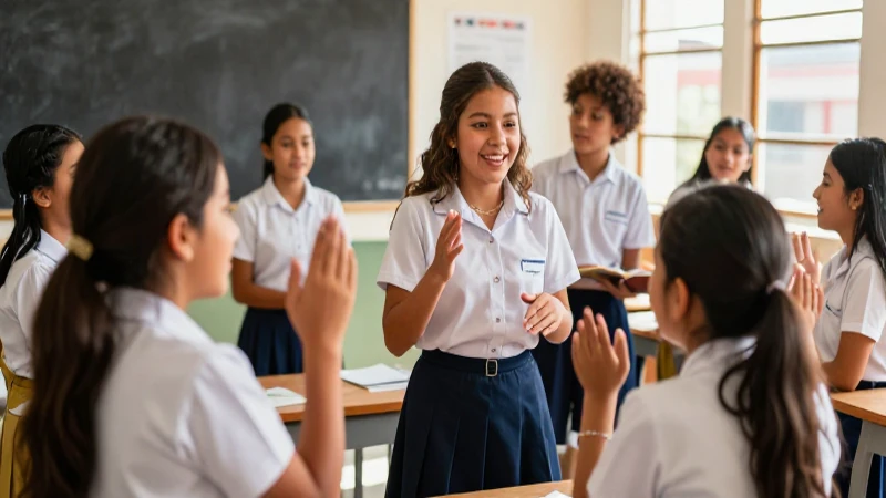La Nueva Escuela Mexicana: La revolución educativa esperada 4 Estudiantes mexicanos diversos aprendiendo con luz cinematográfica