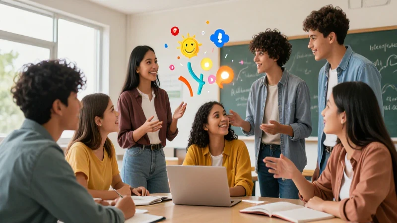 Conoce la Nueva Escuela Mexicana en Wikipedia: Innovaci贸n educativa al alcance de todos 4 Estudiantes mexicanos aprendiendo din谩micamente en aula